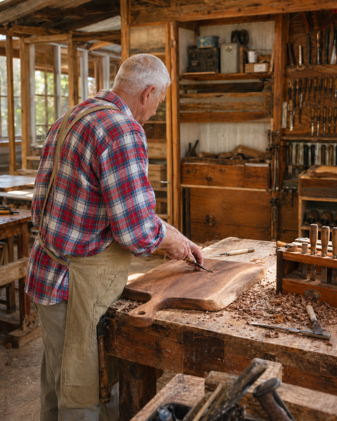 John in his Adelaide workshop