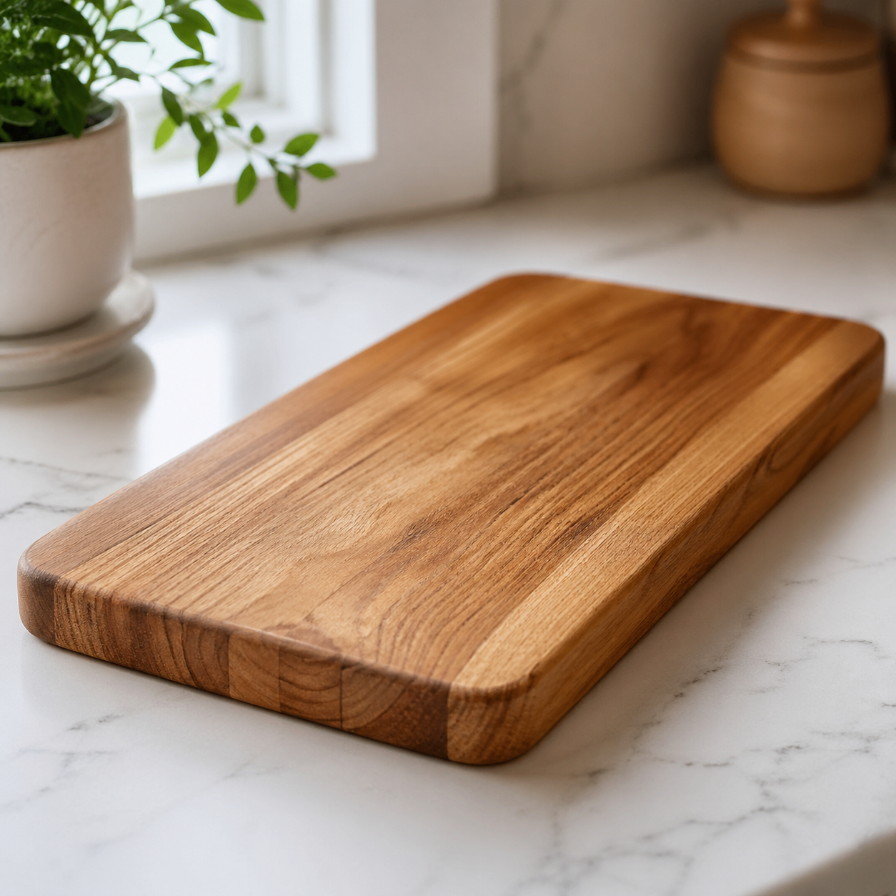 Handcrafted timber breadboard